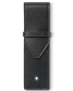 Etui Montblanc Envelope für 2 Schreibgerät - Schwarz - Leder - MB198354 - Schreibgeräteetuis