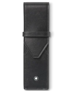 Etui Montblanc Envelope für 2 Schreibgerät - Schwarz - Leder - MB198354 - Schreibgeräteetuis
