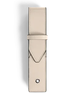 Etui Montblanc Envelope für 1 Schreibgerät - Wolkiges Beige - Leder - MB199330 - Schreibgeräteetuis