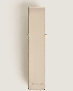 Etui Montblanc Envelope für 1 Schreibgerät - Wolkiges Beige - Leder - MB199330 - Schreibgeräteetuis