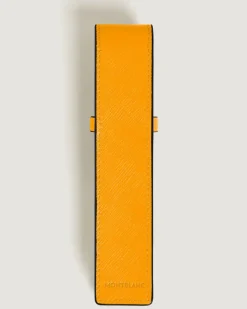 Etui Montblanc Envelope für 1 Schreibgerät - Safranorange - Leder - MB221640 - Schreibgeräteetuis