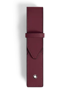 Etui Montblanc Envelope für 3 Schreibgerät - Tintenblau - Leder - MB221370 - Schreibgeräteetuis