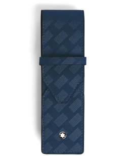 Etui Montblanc Envelope für 2 Schreibgerät - Tintenblau - Leder - MB220016 - Schreibgeräteetuis