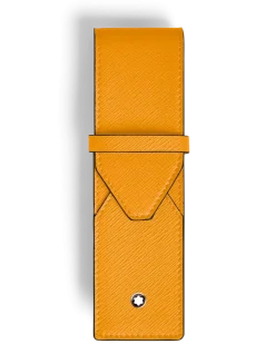 Etui Montblanc Envelope für 2 Schreibgerät - Safran - Leder - MB221642 - Schreibgeräteetuis