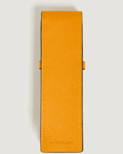 Etui Montblanc Envelope für 2 Schreibgerät - Safran - Leder - MB221642 - Schreibgeräteetuis