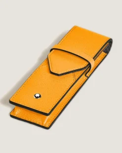 Etui Montblanc Envelope für 2 Schreibgerät - Safran - Leder - MB221642 - Schreibgeräteetuis