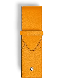 Etui Montblanc Envelope für 2 Schreibgerät - Safran - Leder - MB221642 - Schreibgeräteetuis