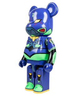 Evangelion Unit 01 BE@RBRIK 1000% Figur - Blau