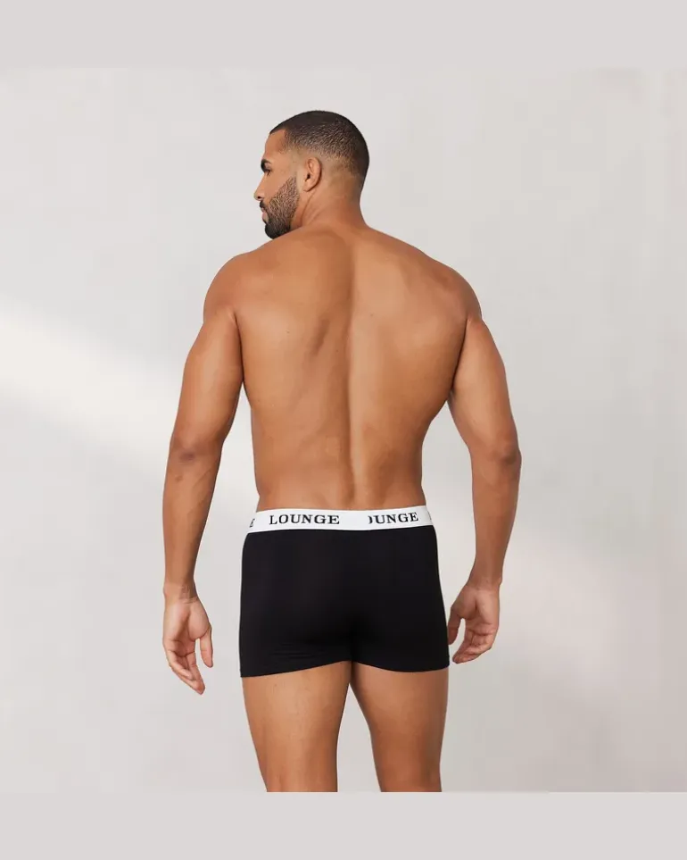 Everyday Herren-Boxer (3er Paket) - Schwarz Black