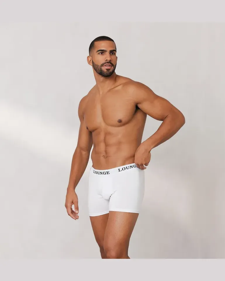 Everyday Herren-Boxer (3er Paket) - Weiß White