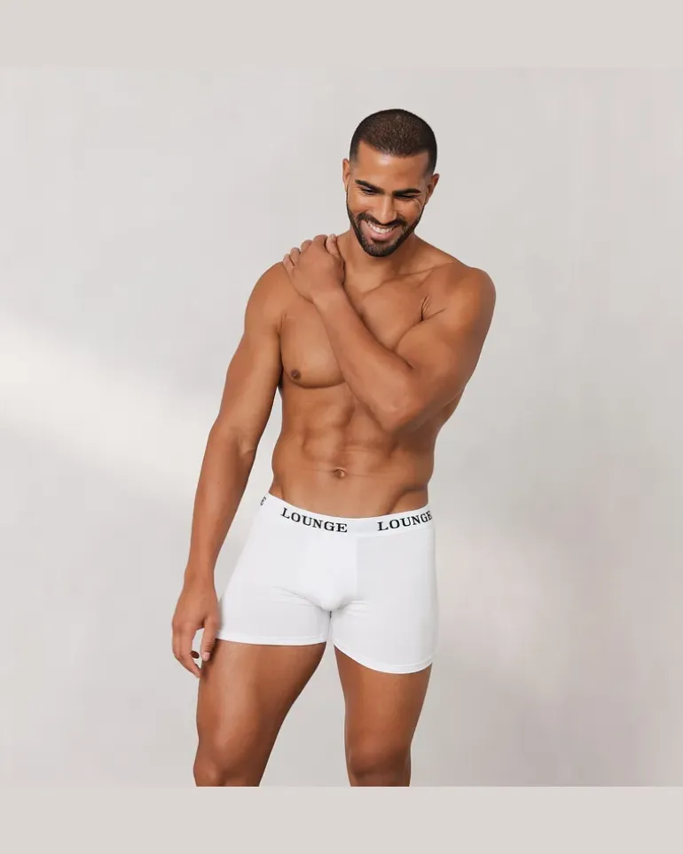 Everyday Herren-Boxer (3er Paket) - Weiß White