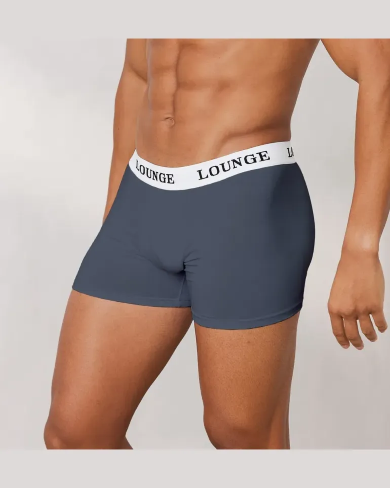 Everyday Herren-Boxer (3er Paket) - Geräuchertes Blau Blue