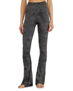 Fared leggings mit Utility-Print - Hosen - Damen - Grau