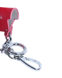 Feuerzeughülle mit Clipkette - Rosa