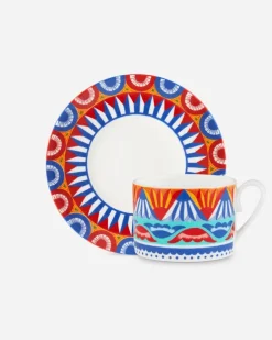 Fine Porcelain Tea Set - Teetassen Mehrfarbig