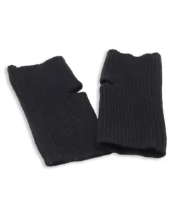 Fingerlose Handschuhe - Schwarz