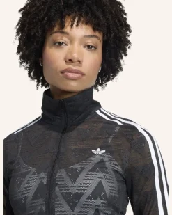 Firebird Classic Lace Track Top schwarz