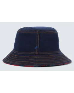Fischerhut aus Denim Blau