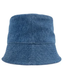 Fischerhut mit Applikation - Blau