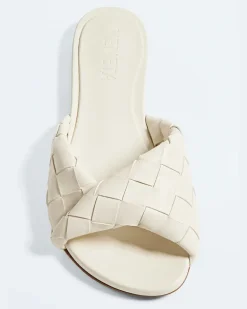 Flache Blink Mules-Weiss - Damen