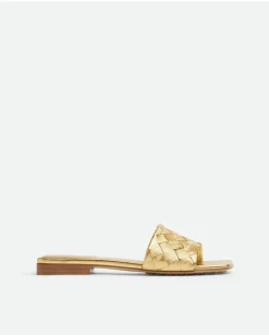 Flache Parco Mules-Gold - Damen