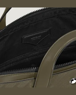 Flache Schreibmappe aus Extreme Leder - Khaki - Leder - MB221596 - Aktentaschen