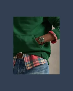 Fleece-Hoodie Green