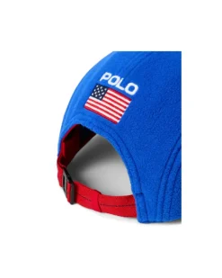 Fleece-Kappe mit US-Flagge Blue