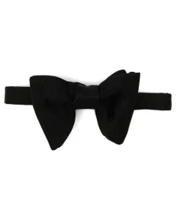 Fliege aus Grosgrain - Schwarz