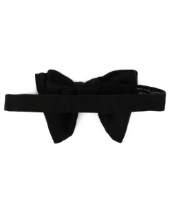 Fliege aus Grosgrain - Schwarz
