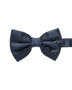 Fliege aus Satin - Blau