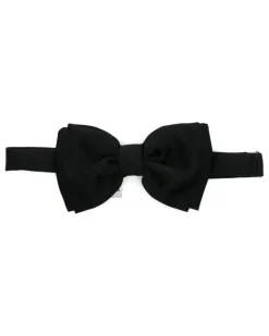 Fliege aus Satin - Schwarz