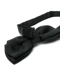 Fliege aus Satin - Schwarz