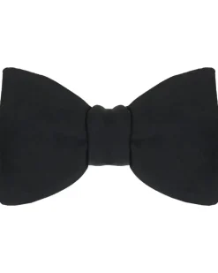 Fliege aus Satin - Schwarz
