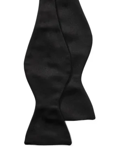 Fliege aus Satin - Schwarz