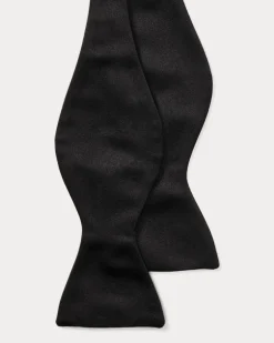 Fliege aus Seidensatin Black