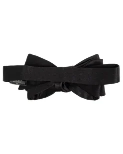 Fliege aus Twill - Schwarz