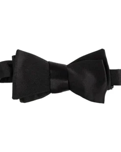 Fliege aus Twill - Schwarz