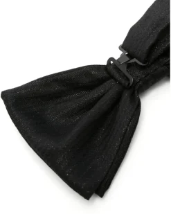 Fliege mit Glitter-Detail - Schwarz