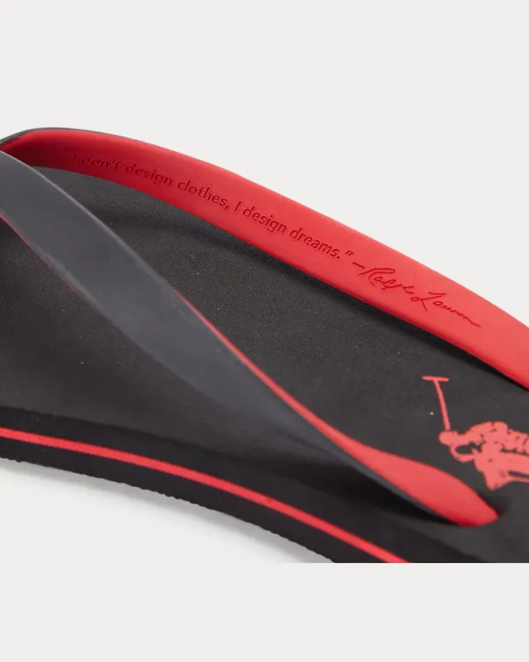 Flip-Flop Bolt mit Pony Black