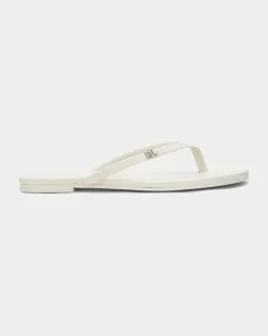 Flip-Flop Raquel aus Leder White