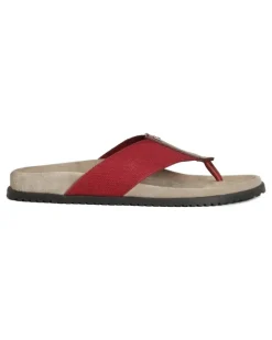 Flip-Flops mit Logo - Rot