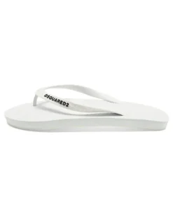Flip-Flops mit Logo - Weiß