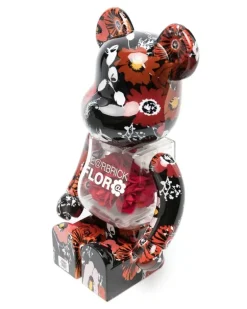 Flor@ BE@RBRICK 400% Figur - Schwarz