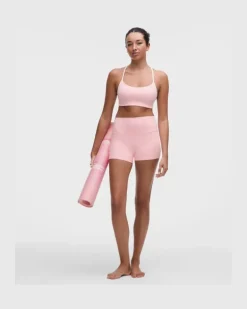 Flow Y BH mit leichtem Halt für A/B-Cups Evolve Pop Strap für Frauen – Größe in Pink Pearl/Light Ivory