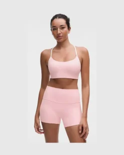 Flow Y BH mit leichtem Halt für A/B-Cups Evolve Pop Strap für Frauen – Größe in Pink Pearl/Light Ivory