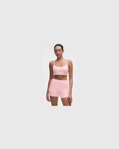 Flow Y BH mit leichtem Halt für A/B-Cups Evolve Pop Strap für Frauen – Größe in Pink Pearl/Light Ivory