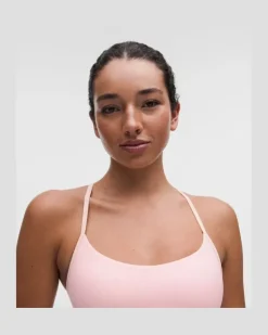 Flow Y BH mit leichtem Halt für A/B-Cups Evolve Pop Strap für Frauen – Größe in Pink Pearl/Light Ivory
