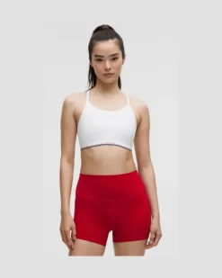 Flow Y BH mit mittlerem Halt und Logo B/C-Cups für Frauen – Größe in White