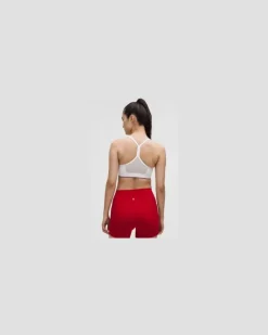 Flow Y BH mit mittlerem Halt und Logo B/C-Cups für Frauen – Größe in White